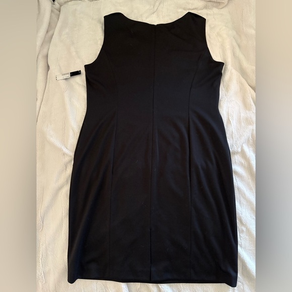 Tahari ASL NWT Size 14 Kenlee Black Formal Business Office Dress - Picture 6 of 8